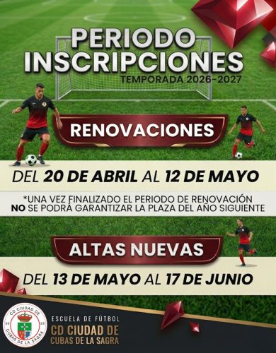 periodo inscripciones